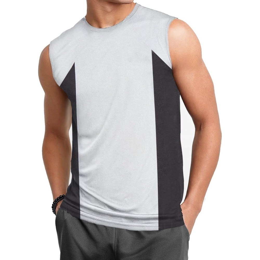 Champion Big & Tall Mens Muscle Shirt Tank Top Cotton Active Workout White 5XL